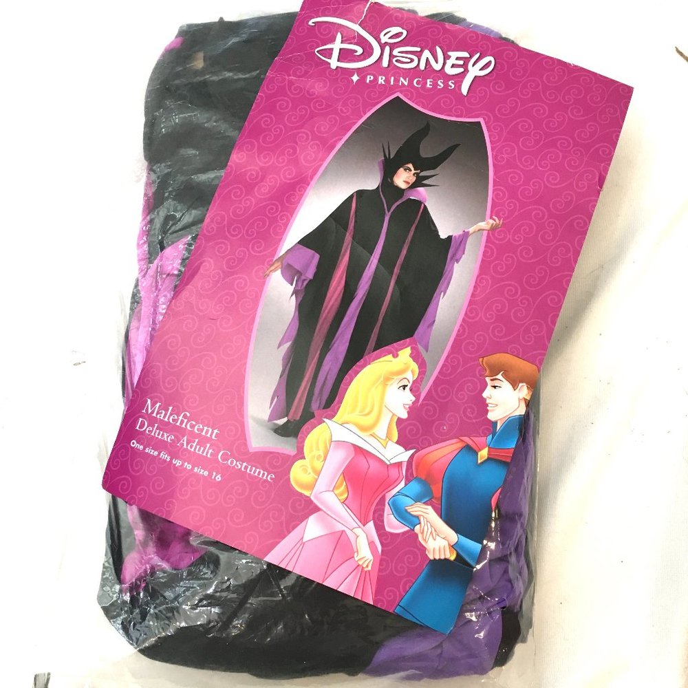 Maleficent Deluxe Adult Costume by Disguise One Sizr - Up to sz 16 NWT NOS